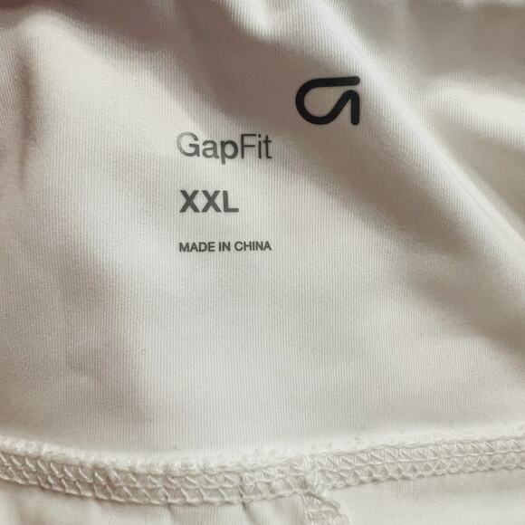 GapFit Activewear Women’s Pleated Exercise Skort White XXL NWT - Picture 5 of 6